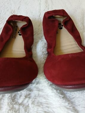 Wine Suede Storehouse Flats